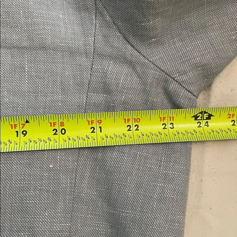 J. Crew Thompson Light Blue Linen Blend Blazer Mens Size 44 Unstructured K8590